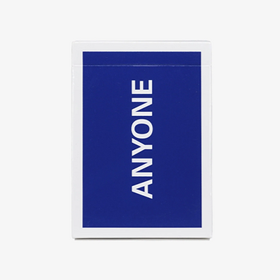 Cap Logo (Navy) ANYONE Playing Cards